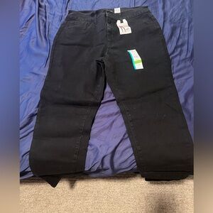 Time & Tru black high rise skinny jeans